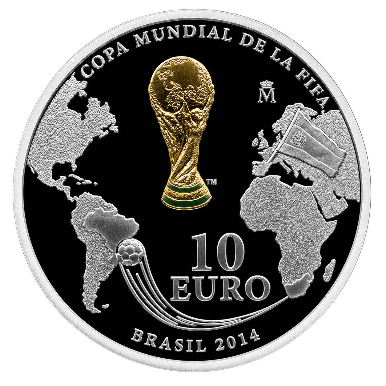 Proof 10 euro España 2012 - Copa Mundial de la FIFA Brasil Proof 10 euro España 2012 - Copa Mundial de la FIFA Brasil