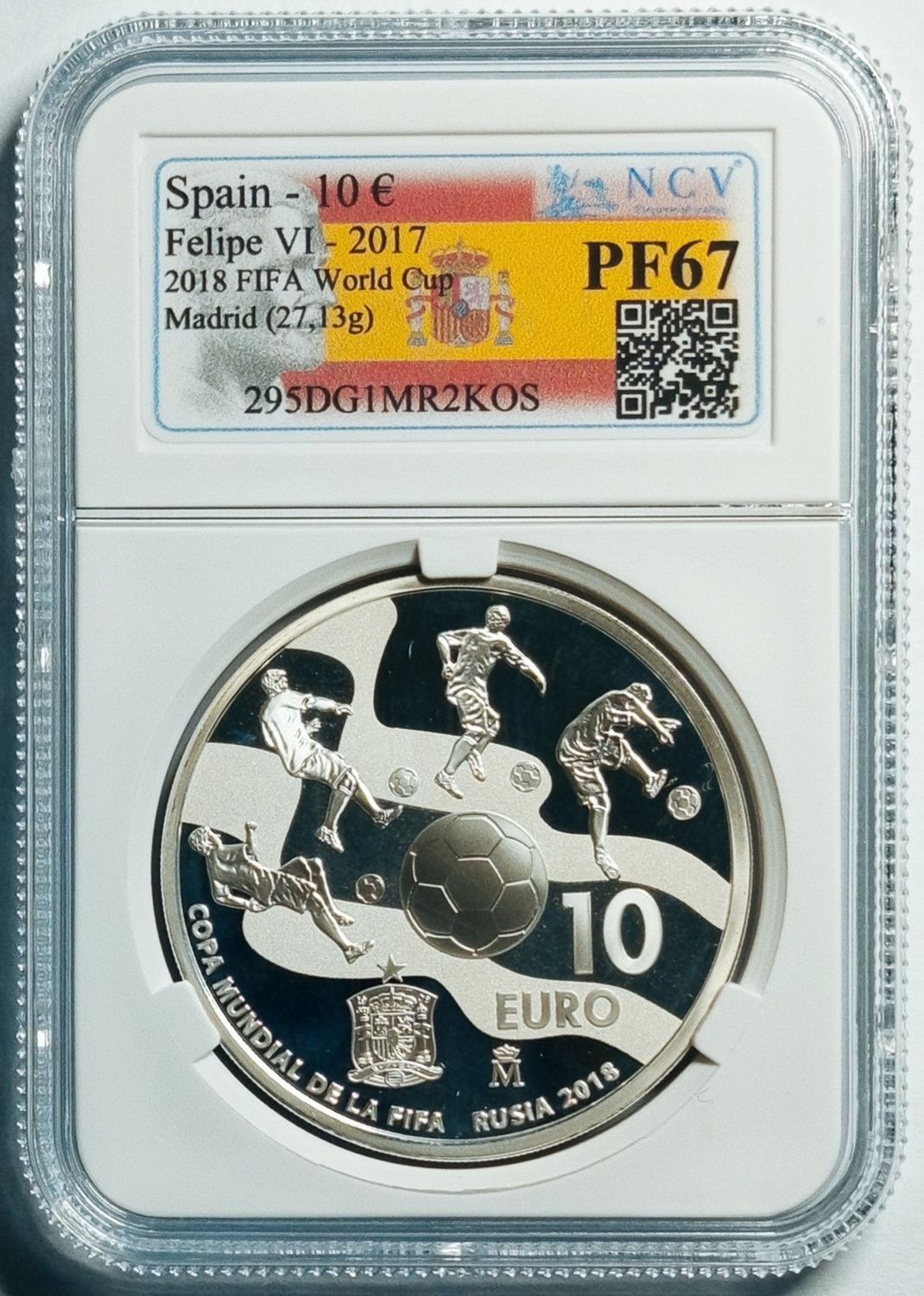 Proof 10 euro España 2017 - Copa Mundial de la FIFA Rusia (En capsula) Proof 10 euro España 2017 - Copa Mundial de la FIFA Rusia (En capsula)