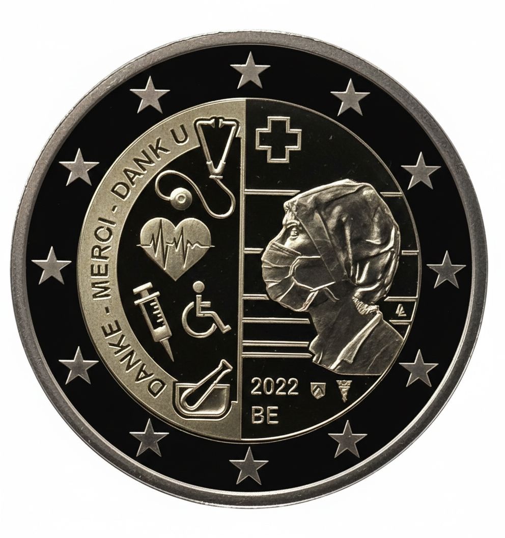 Proof 2 euro Belgica 2022 - Sector Sanitario