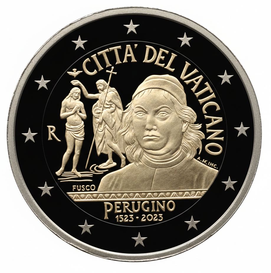 Proof 2 euro Vaticano 2023 - Perugino