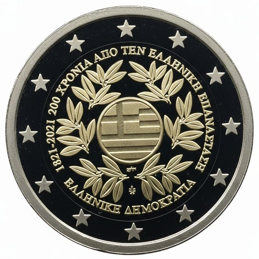 Proof 2 euro Grecia 2021 - Revolución Griega