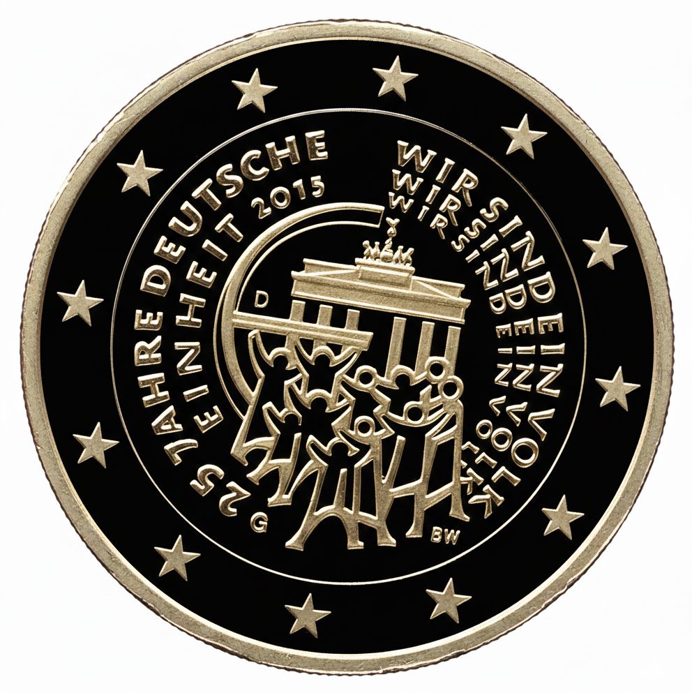 Proof 2 euro Alemania 2015 - Reunificación Alemana Proof 2 euro Alemania 2015 - Reunificación Alemana