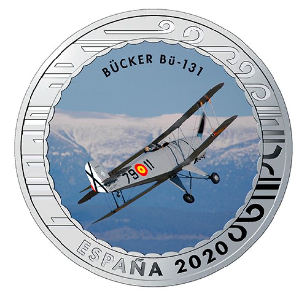 1,5 euro España 2020 - BÜCKER BÜ-131 JUNGMANN