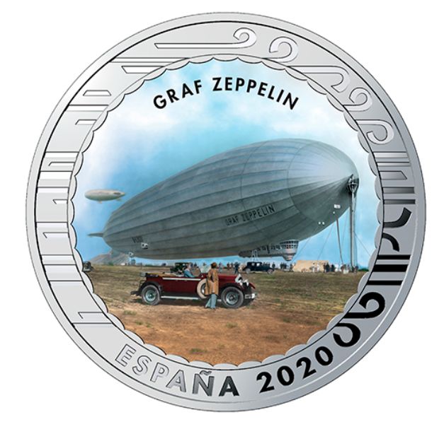 1,5 euro España 2020 - DIRIGIBLE GRAF ZEPPELIN