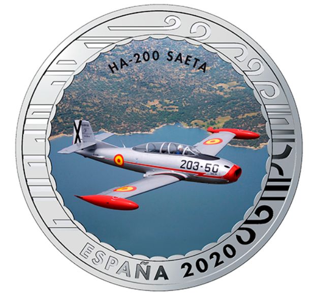 1,5 euro España 2020 - HISPANO AVIACIÓN HA-200 1,5 euro España 2020 - HISPANO AVIACIÓN HA-200