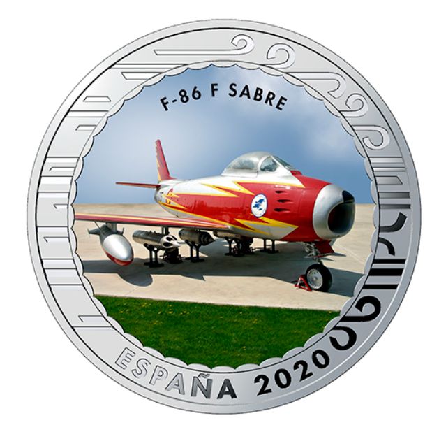1,5 euro España 2020 - NORTH AMERICAN F-86 F
