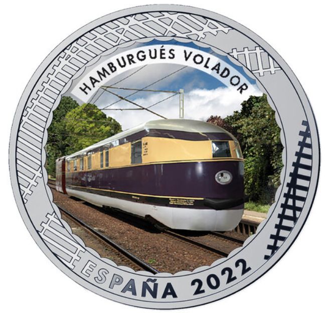 1,5 euro España 2022 - HAMBURGUÉS VOLADOR 1,5 euro España 2022 - HAMBURGUÉS VOLADOR