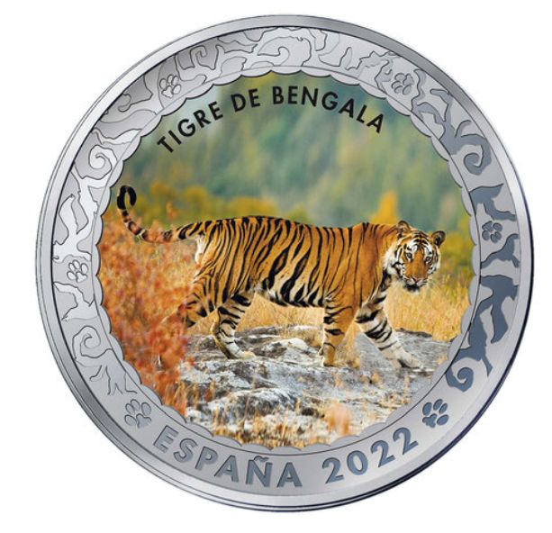 1,5 euro España 2022 - TIGRE DE BENGALA