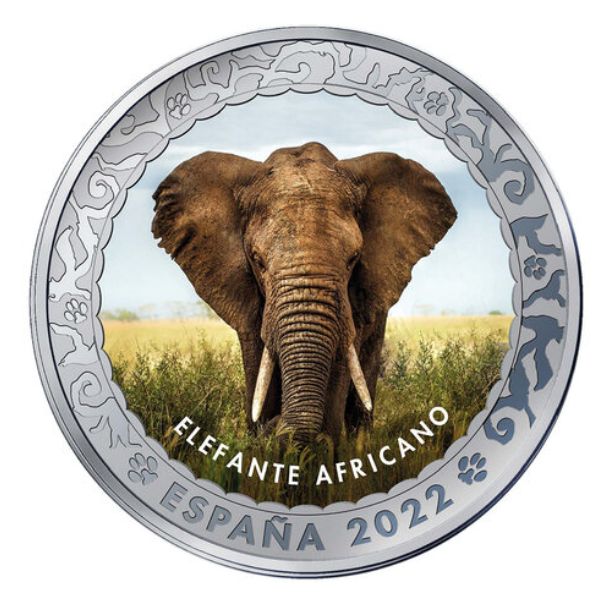 1,5 euro España 2022 - ELEFANTE AFRICANO