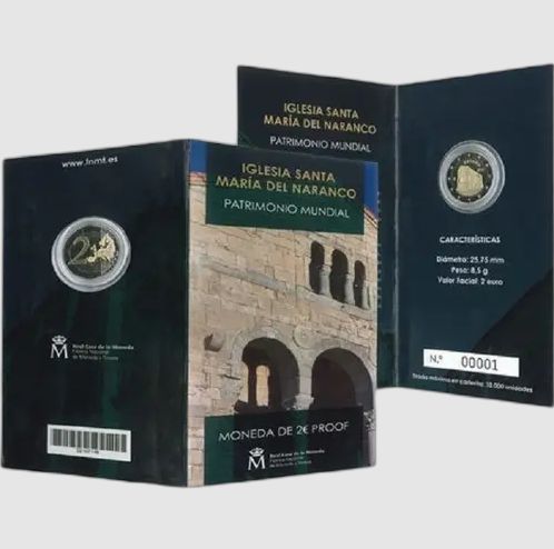 Proof 2 euro España 2017 - Santa María del Naranco Proof 2 euro España 2017 - Santa María del Naranco