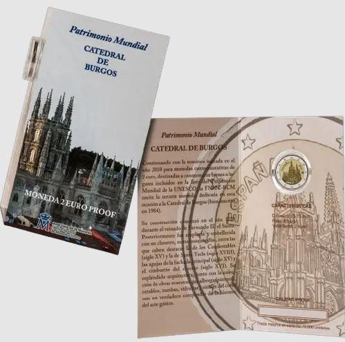Proof 2 euro España 2012 - Catedral de Burgos