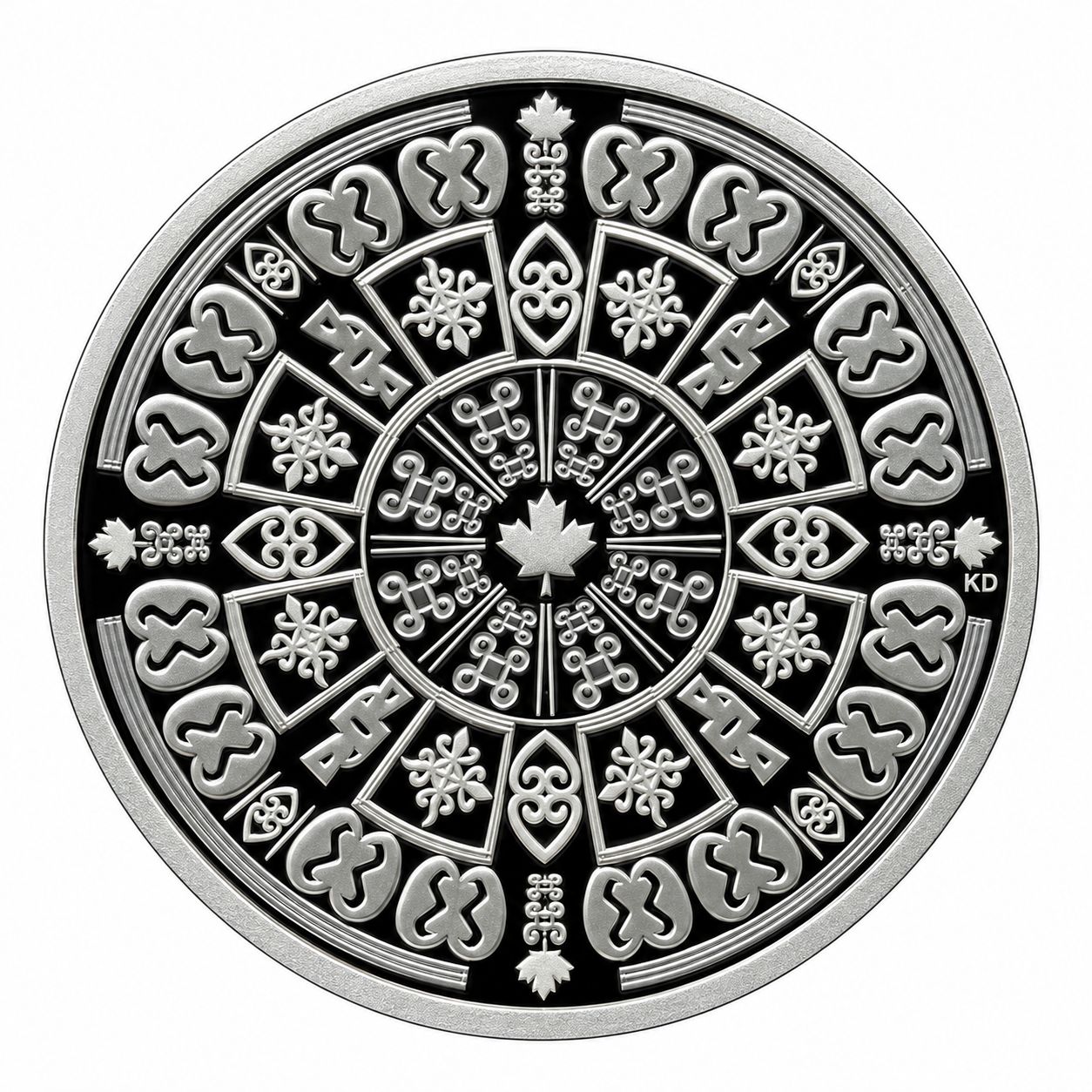 1 onza Canada 2026 - Commemorating Black History: Adinkra symbols 1 onza Canada 2026 - Commemorating Black History: Adinkra symbols