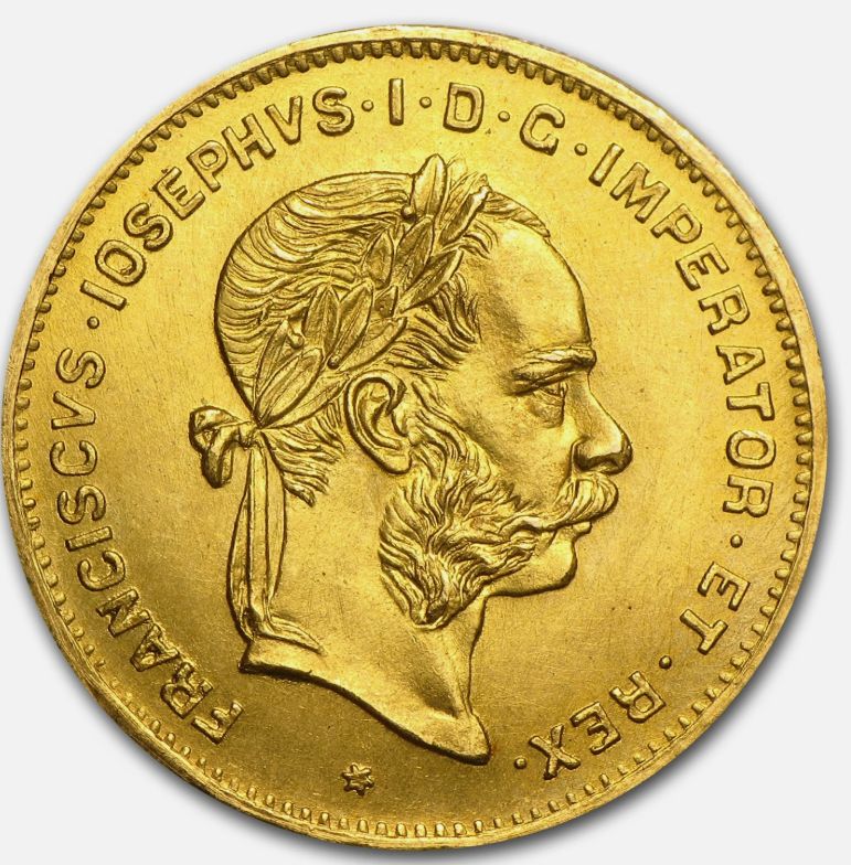 Moneda oro Austria 1892