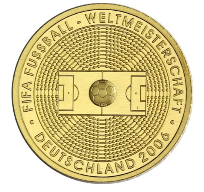 1/2 Onza de oro Alemania 2006 - Copa Mundial de la FIFA