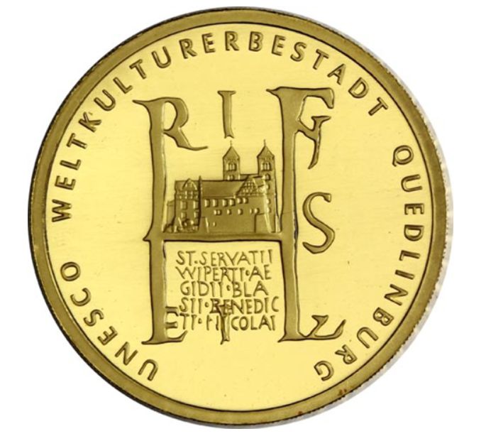 1/2 Onza de oro Alemania 2003 - Quedlinburg