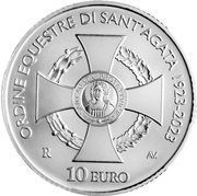 Proof 10 euro San Marino 2023 - Orden Ecuestre de Santa Ágata