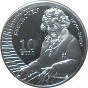 Proof 10 euro San Marino 2020 - Beethoven