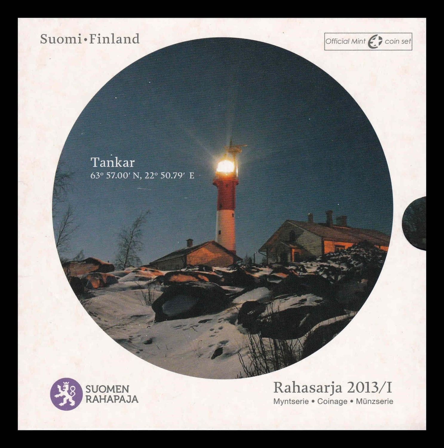 Serie 3,88 euro Finlandia 2013