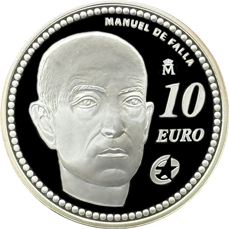 Proof 10 euro España 2014 - Manuel de Falla (En Capsula)
