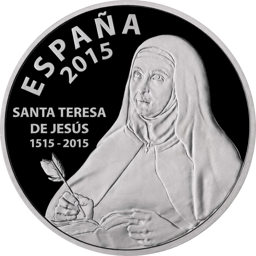Proof 10 euro España 2015 - Santa Teresa de Jesús (En Capsula)