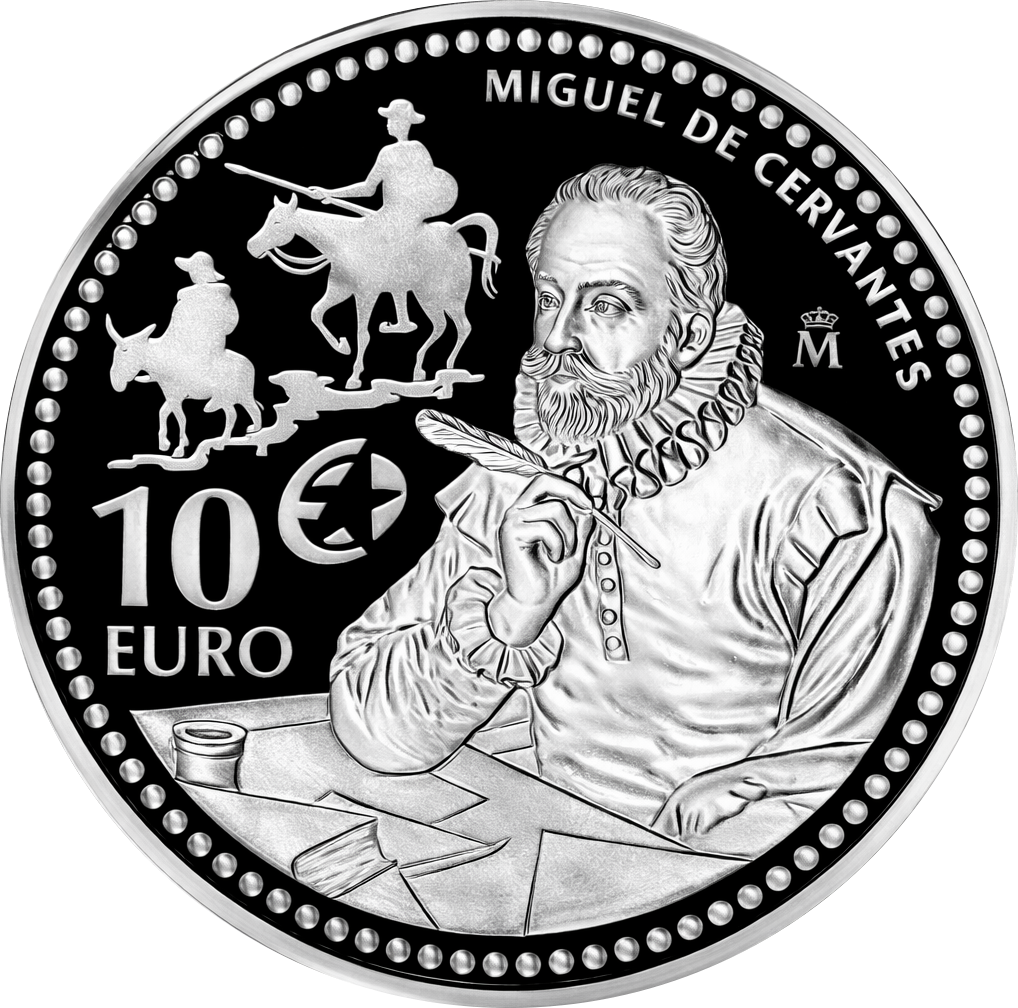 Proof 10 euro España 2013 - Miguel de Cervantes (En Capsula)