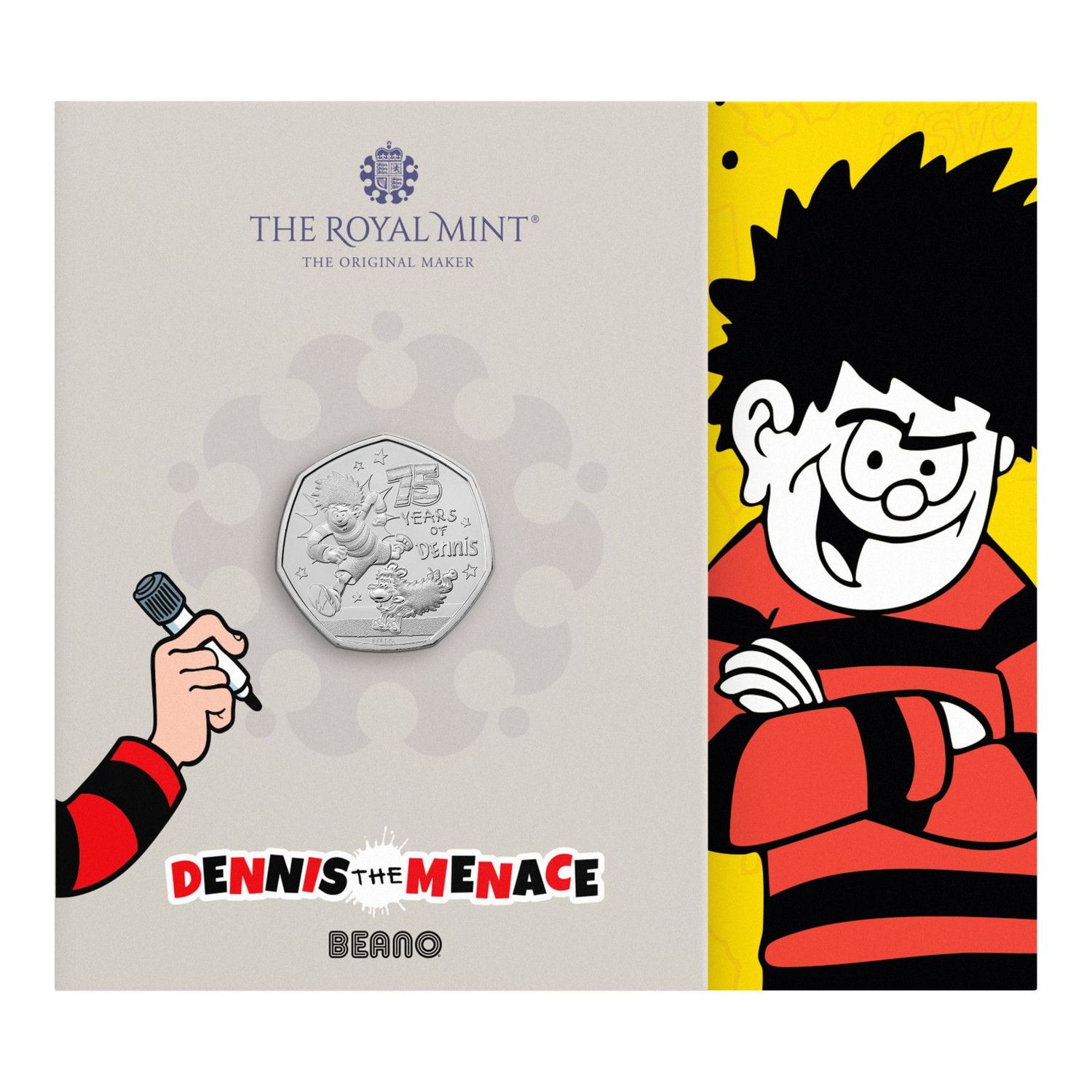 0.50 Pound Reino Unido 2026 - 75 Years of Dennis the Menace