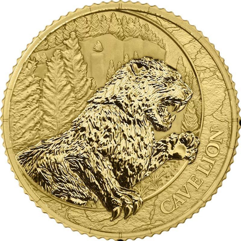 1/10 Onza de oro Germania Mint 2026 - Leon de las Cavernas