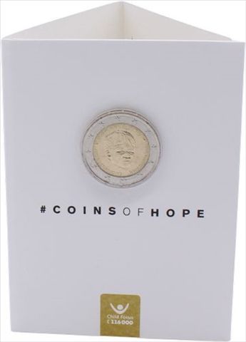 Coincard 2 euro Belgica 2016 - Child Focus