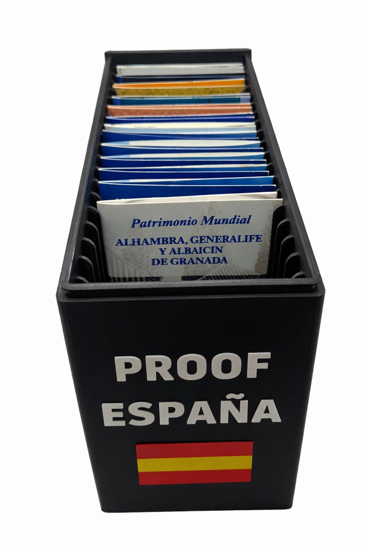 Caja para almacenamiento de 2 euro Proof España