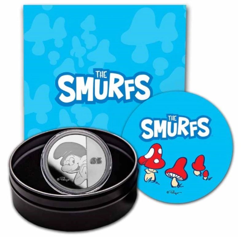 1 onza Niue 2023 - Los Pitufos (250 unidades de tirada)