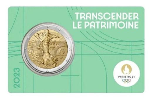 Coincard 2 euro Francia 2023 - JJOO
