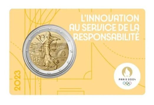 Coincard 2 euro Francia 2023 - JJOO