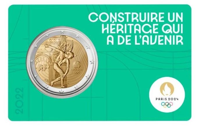 Coincard 2 euro Francia 2022 - JJOO