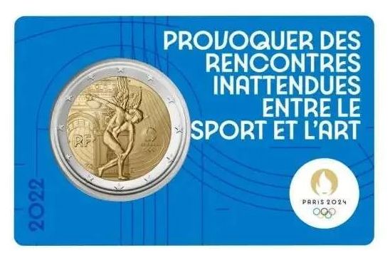 Coincard 2 euro Francia 2022 - JJOO