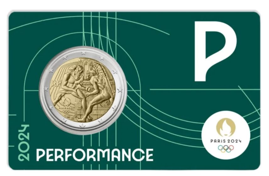 Coincard 2 euro Francia 2024 - JJOO