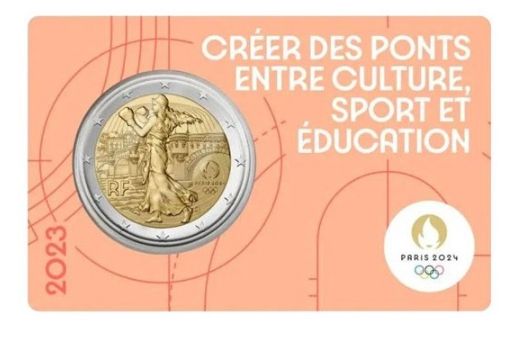 Coincard 2 euro Francia 2023 - JJOO