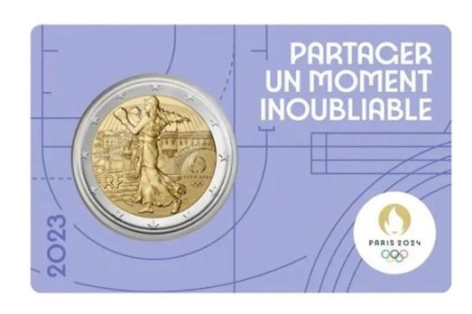 Coincard 2 euro Francia 2023 - JJOO