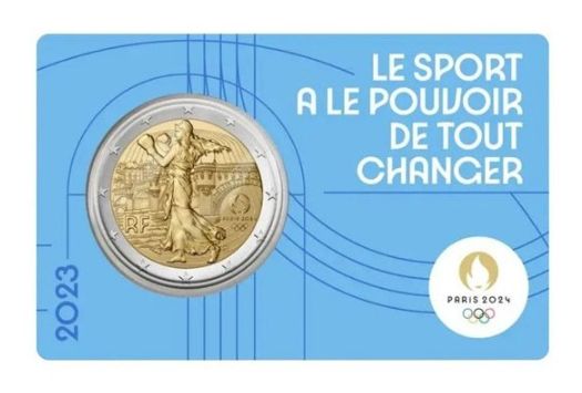 Coincard 2 euro Francia 2023 - JJOO
