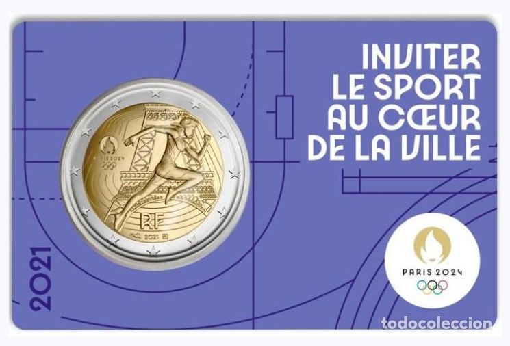 Coincard 2 euro Francia 2021 - JJOO