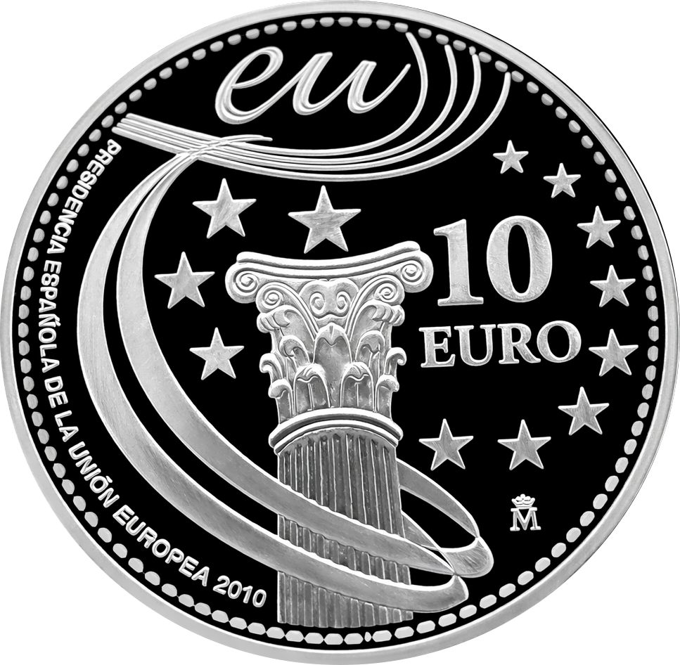Proof 10 euro España 2010 - Presidencia Española