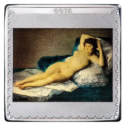 Proof 10 euro España 2019 - Goya: La maja desnuda