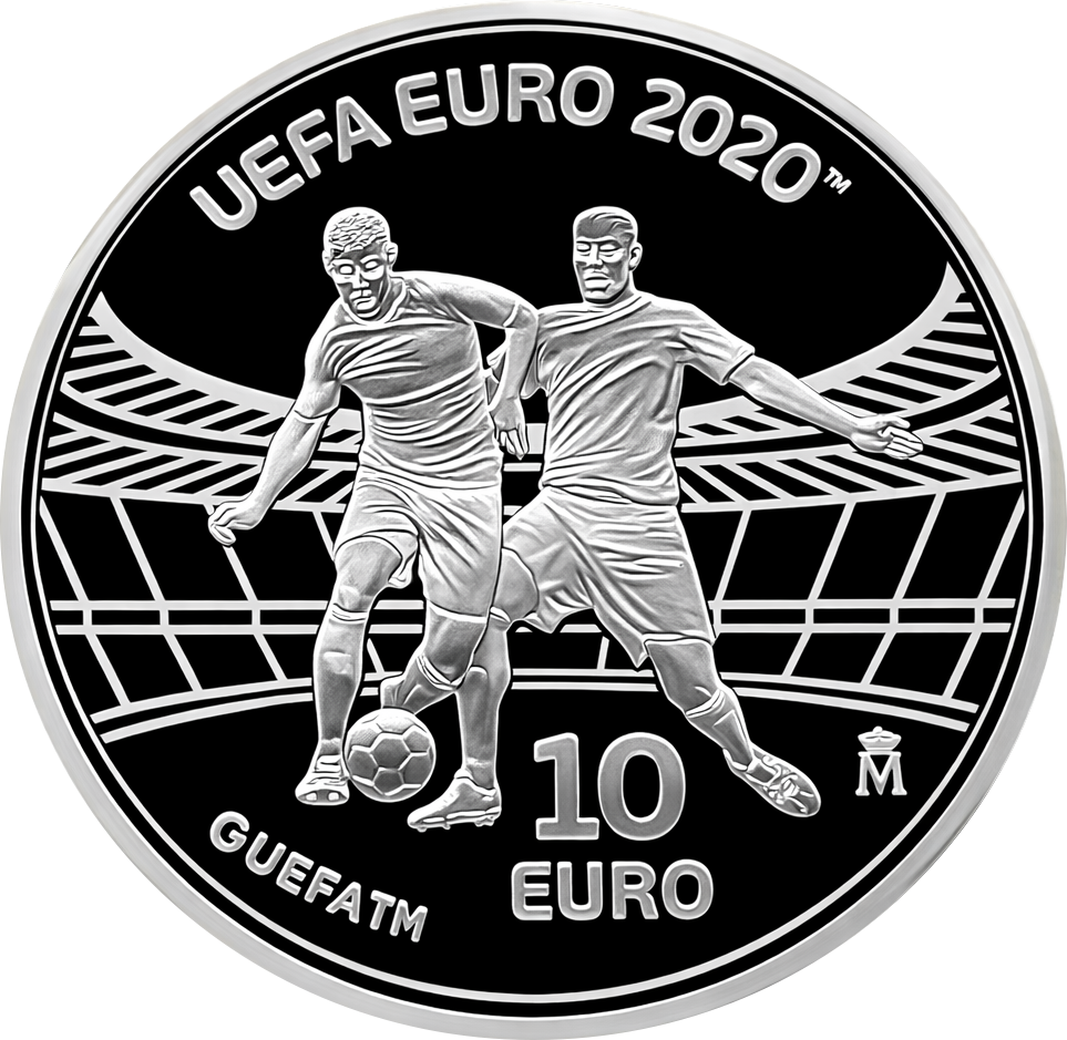 Proof 10 euro España 2020 - UEFA