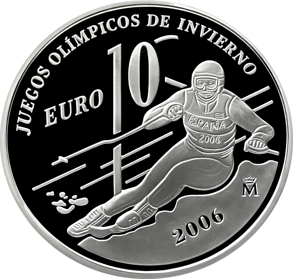 Proof 10 euro España 2005 - Juegos Olímpicos de Invierno