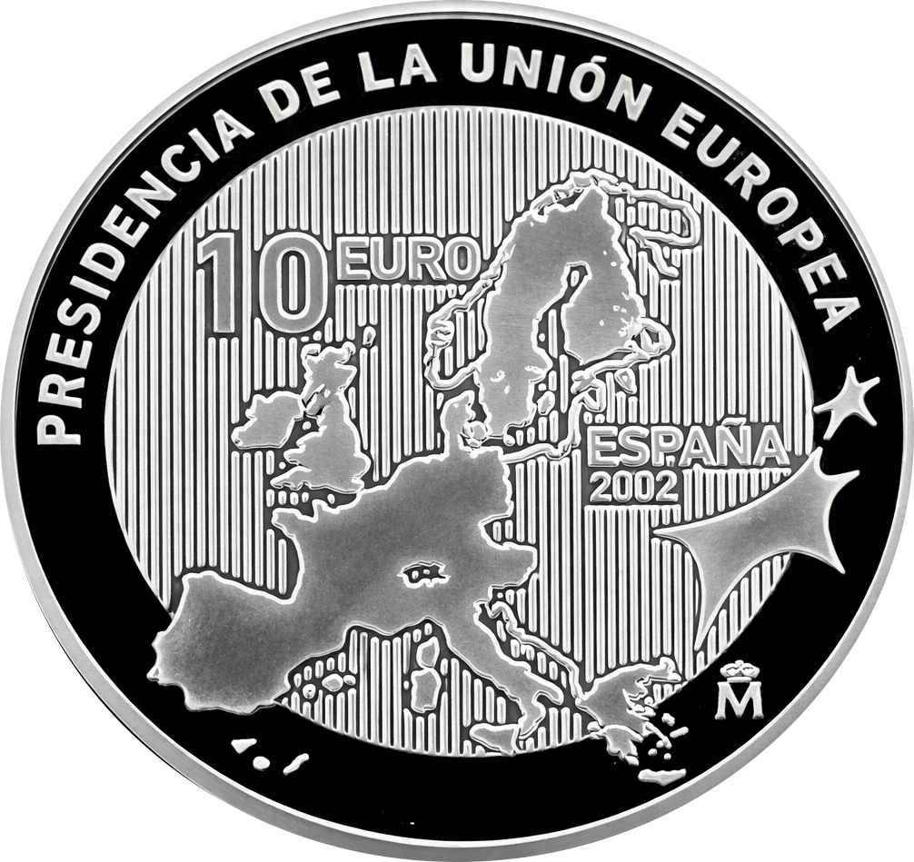 Proof 10 euro España 2002 - Presidencia Española de la Unión Europea
