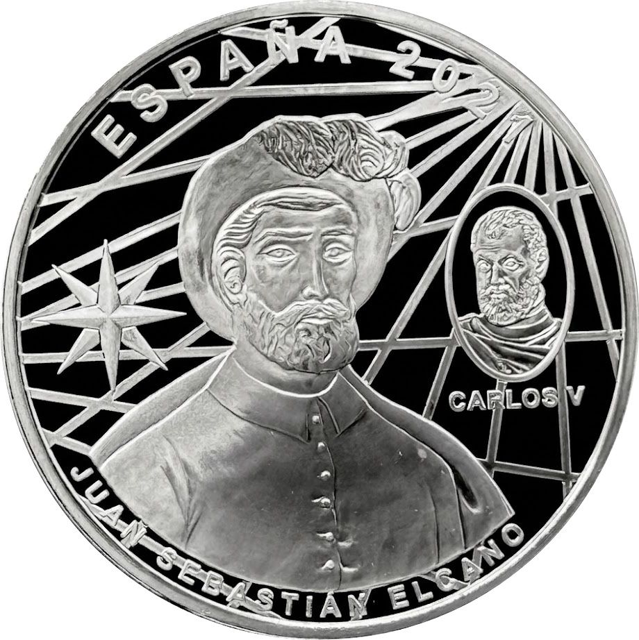 Proof 10 euro España 2021 - Vuelta al Mundo