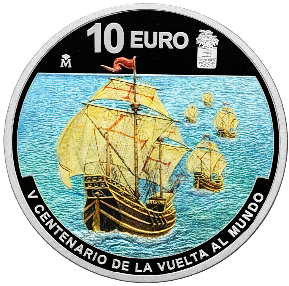 Proof 10 euro España 2019 - Vuelta al Mundo