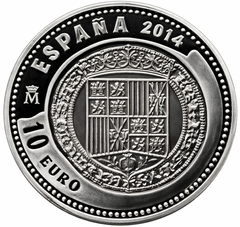 Proof 10 euro España 2014 - Real Reyes Católicos V Serie Joyas Numismáticas (En capsula)