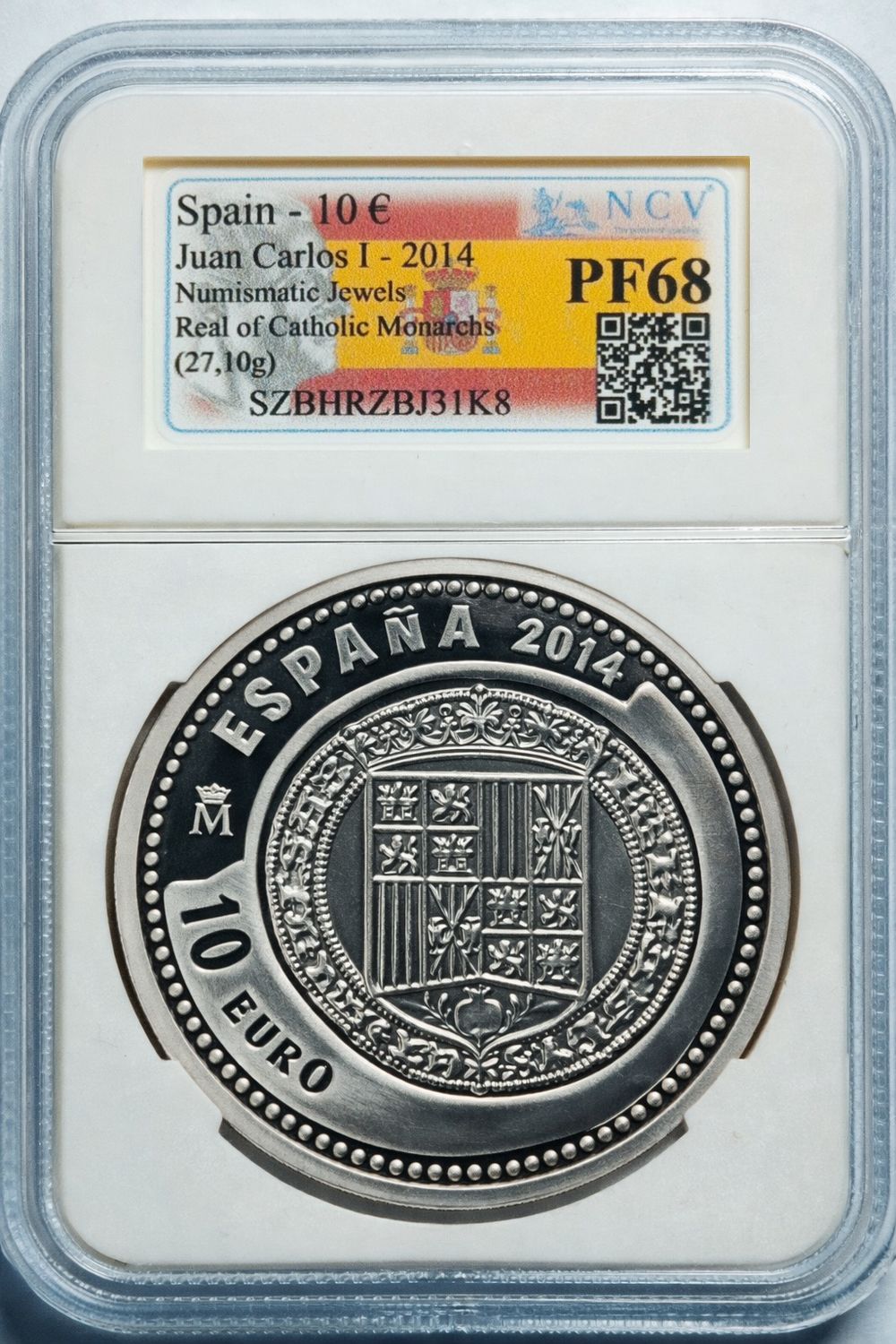 Proof 10 euro España 2014 - Real Reyes Católicos V Serie Joyas Numismáticas