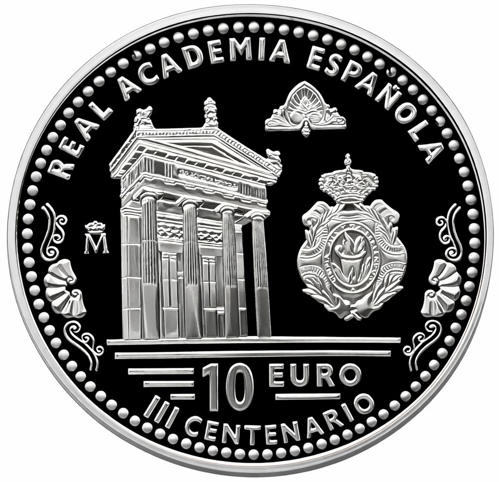 Proof 10 euro España 2014 - III Centenario Real Academia Española (En Capsula)