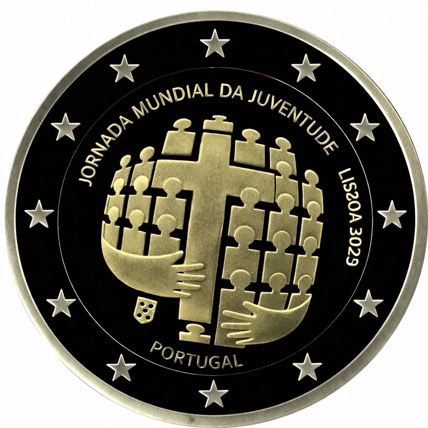 Proof 2 euro Portugal 2023 - JMJ Lisboa